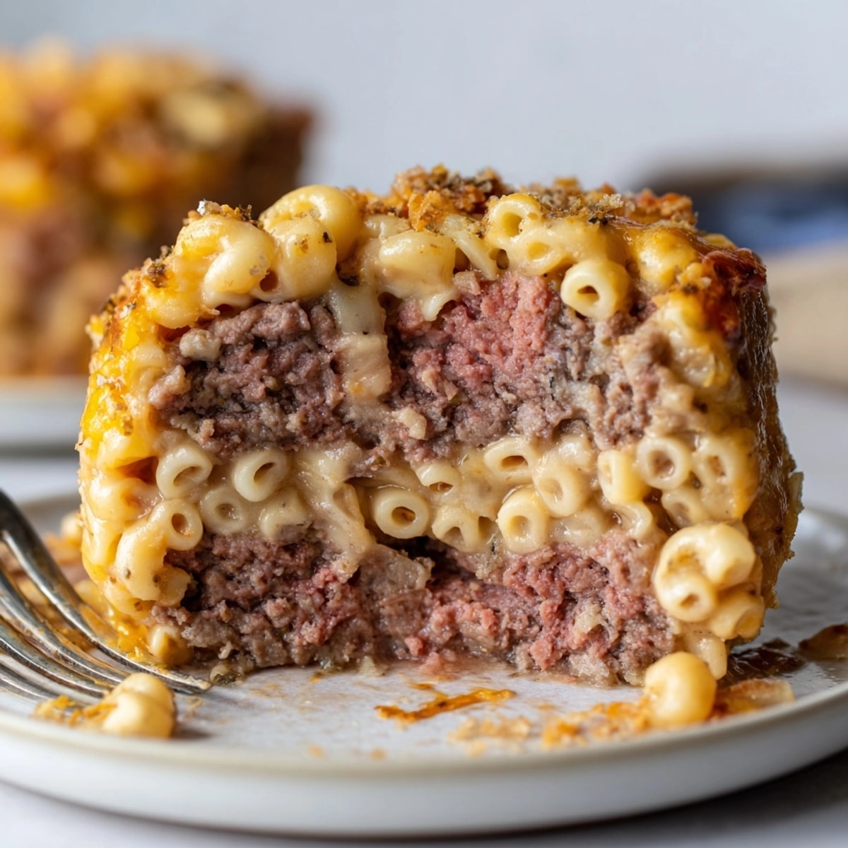 Warm, savory "Mac and Cheese Meatloaf Muffins" – a comfort food twist on classic meatloaf.