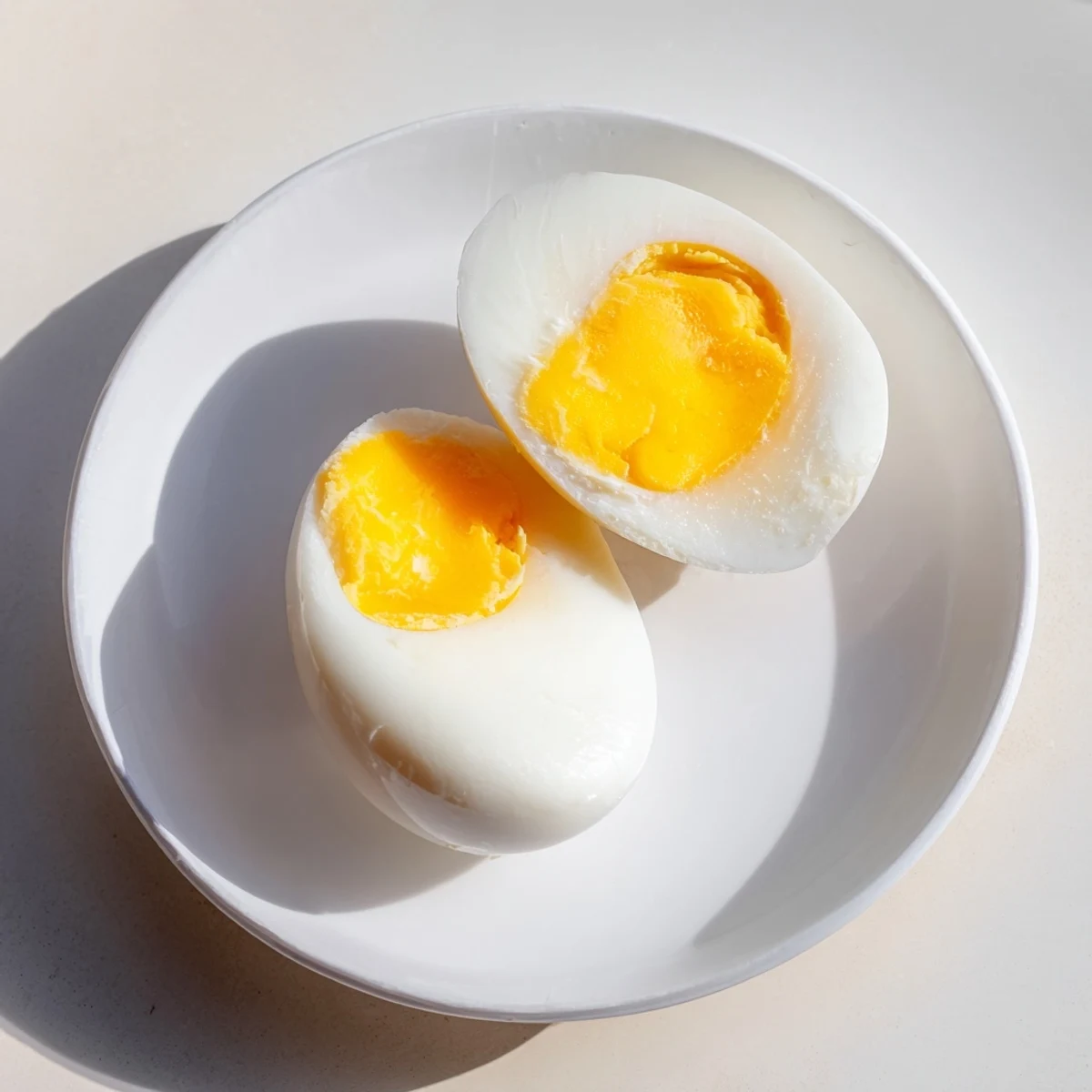 Delicious Air Fryer Boiled Eggs, a quick and easy breakfast or snack with great texture.