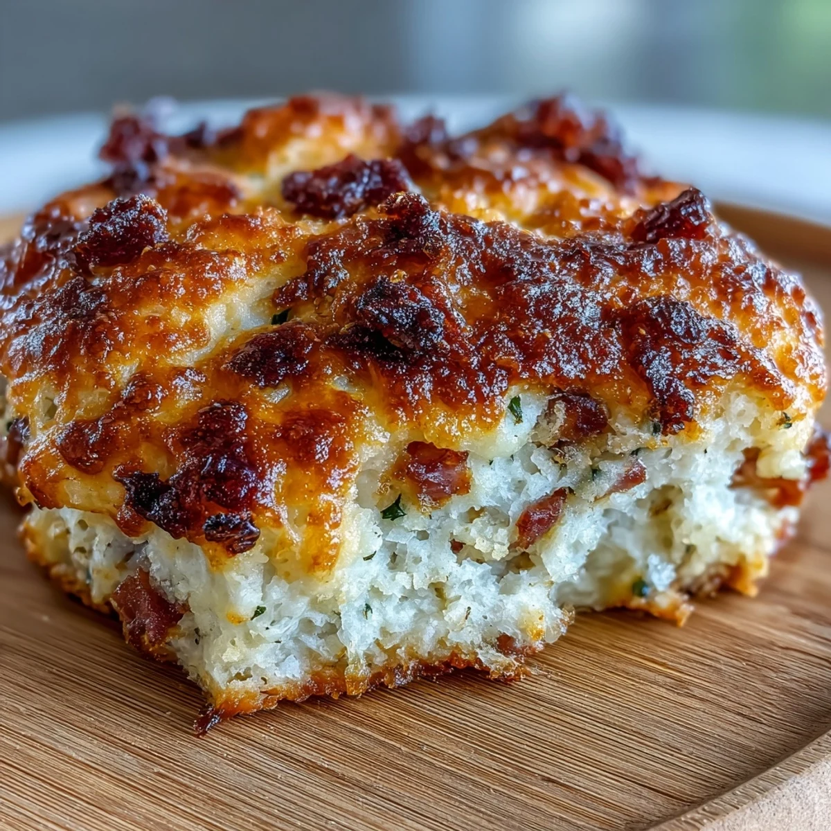 High-protein breakfast biscuits featuring eggs, Greek yogurt, and savory mix-ins, perfect for meal prep.