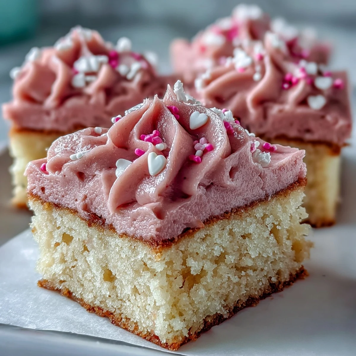 Valentine Sugar Cookie Bars