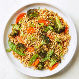 Freshly made Ramen Noodle Stir-Fry Remix: a quick, flavorful dinner with sesame seeds on top.