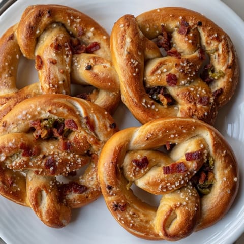 Spicy Pickle Bacon Pretzel Twists #55