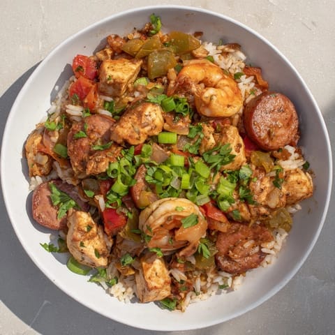 Cajun Jambalaya Rice Bowl #135