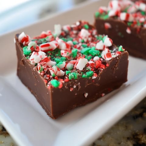 3-Ingredient Christmas Fudge Squares #203
