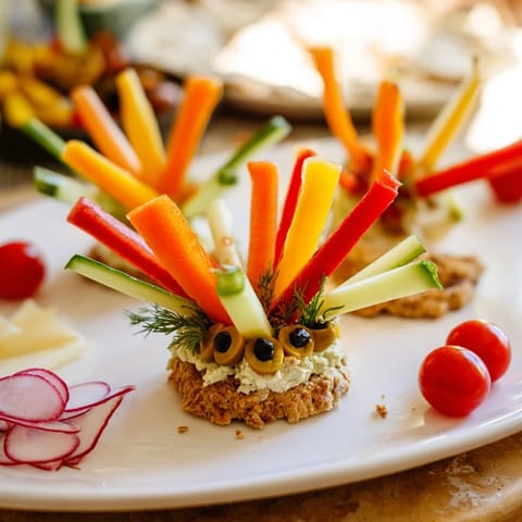 Autumn Hedgehog Dip Platter #256