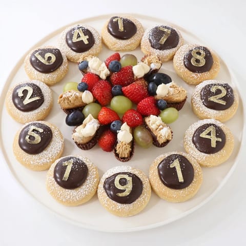 Sparkling Clock Countdown Platter #267