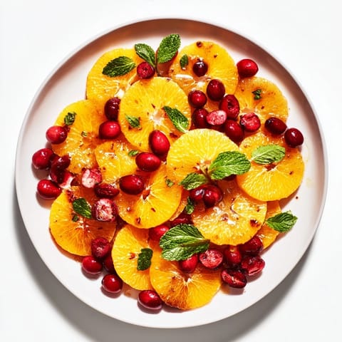 Winter Fruit Orange Slices Cranberries #283