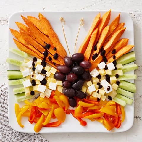 Monarch Butterfly Wings Platter #293