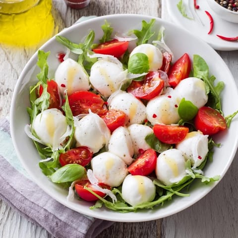 Mozzarella Pearls Arugula Salad #311