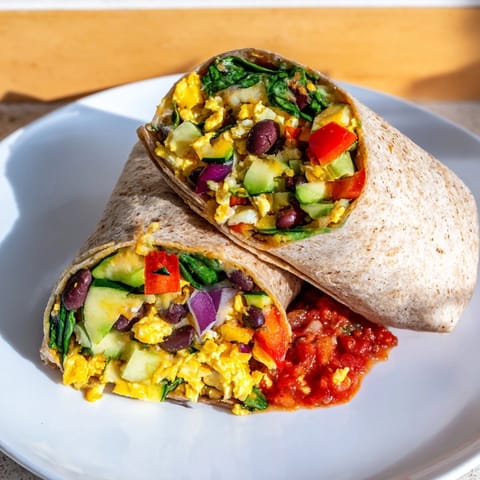Veggie-Packed Protein Burrito #325