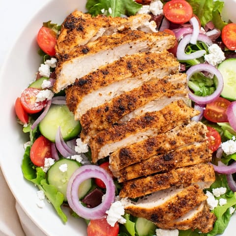 Quick Pan-Seared Chicken Salad