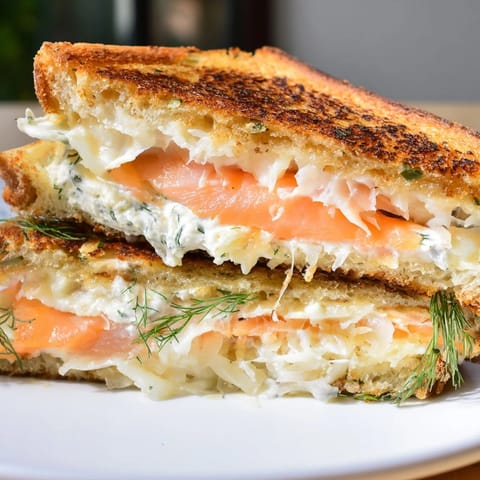 Smoked Salmon Grilled Cheese