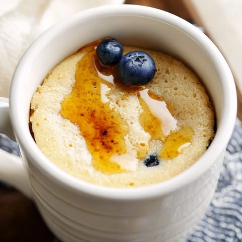 Fluffy Quick Microwave Mug Pancakes