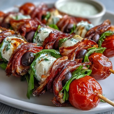 Picnic-Ready Italian Sub Skewers
