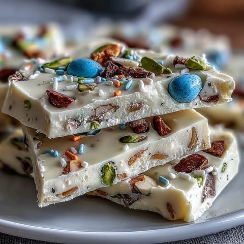 White Chocolate Easter Bark