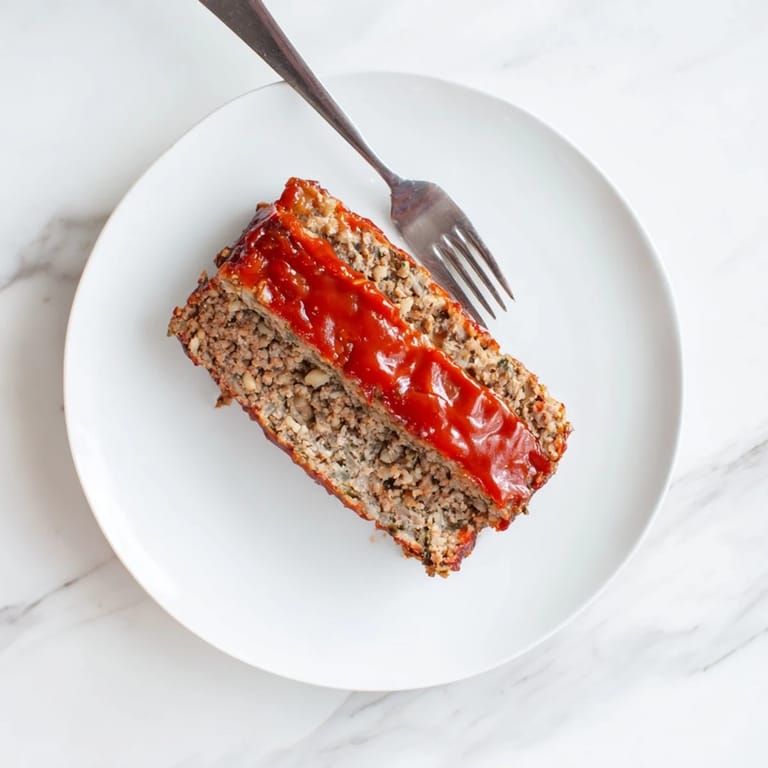 Delicious homemade Effortless Stove Top Stuffing Meatloaf Hack, a classic American comfort food dinner.