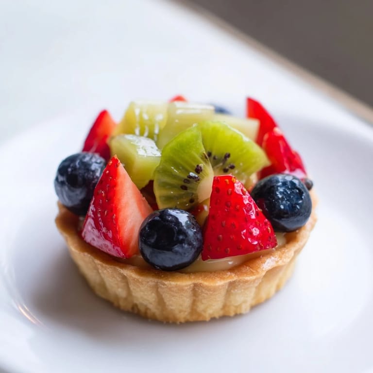 Enjoy a taste of these elegant Mini Fruit Tartlets, perfect for a party, with a crisp pastry shell.