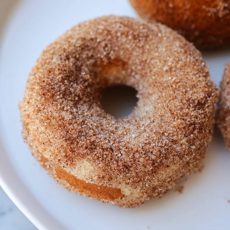 Warm, freshly baked donuts coated with sweet cinnamon sugar, an easy recipe to follow.