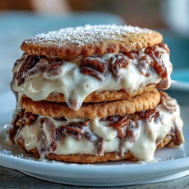 Milk Cookie Sandwich Cookies with Cream, inspired by Cookie Run Kingdom, filled with smooth vanilla cream.