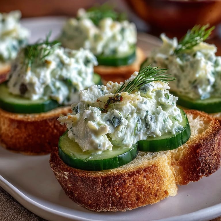 Savory Derby Day Benedictine Cucumber Canapés, a perfect appetizer for any party.
